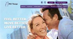 Desktop Screenshot of 1protherapy.com