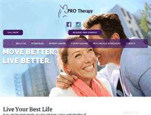 Tablet Screenshot of 1protherapy.com